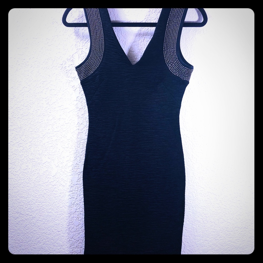 H&M Studded bodycon Mini Dress